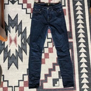 7 For All Mankind High Waist Skinny Jean